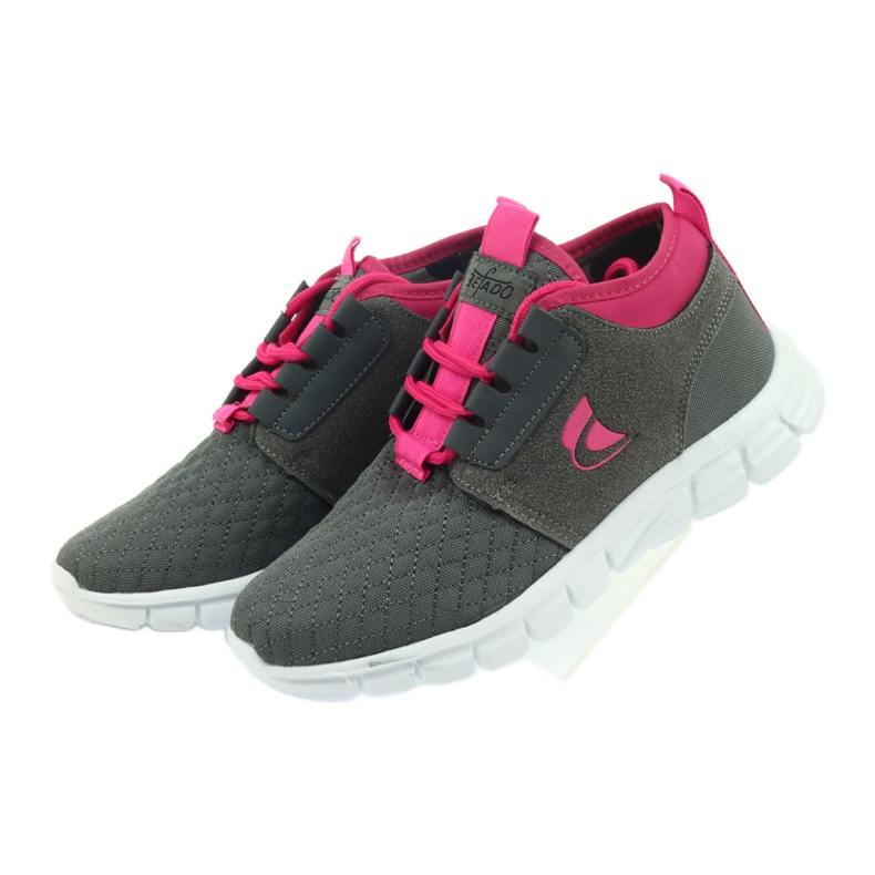 Gray Befado Sports 516Y032 cinza rosa 4