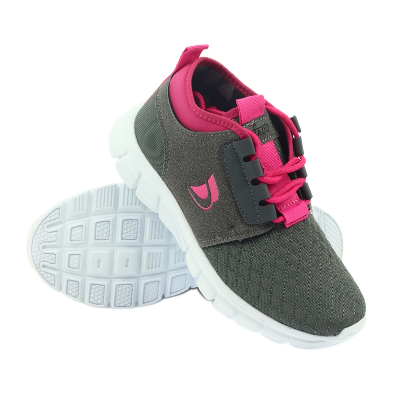 Gray Befado Sports 516Y032 cinza rosa 3