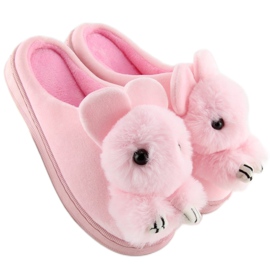 Chinelos femininos rosa DD91 L.PINK 2