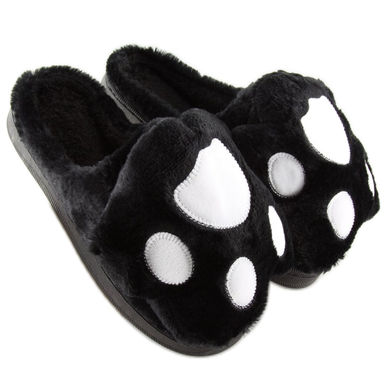 Chinelos femininos negros pretos DD93 preto 2