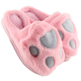 Chinelos femininos rosa e cinza DD93 W.PINK 2