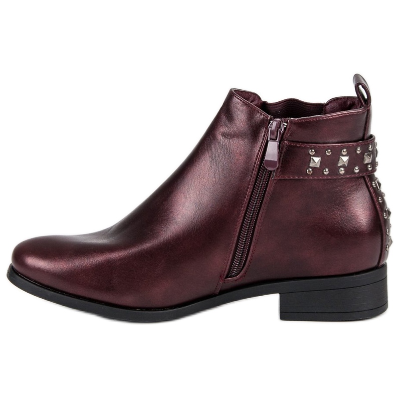 Sweet Shoes Botas Rock Chelsea vermelho 1