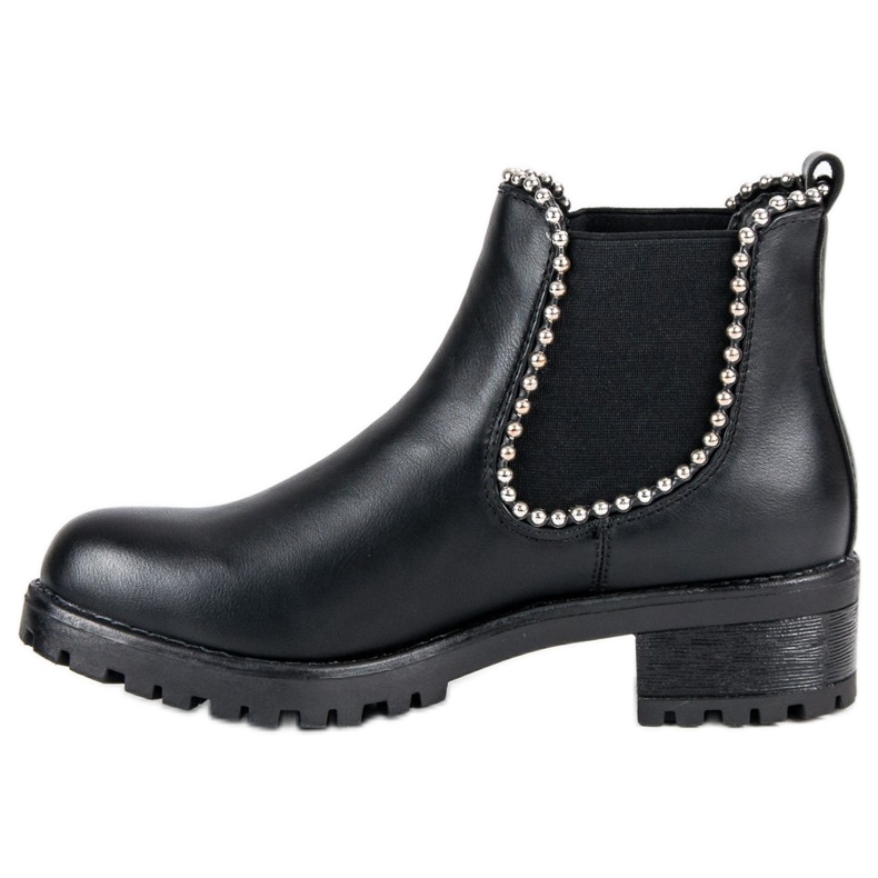 Sixth Sense Botas pretas bota Jodhpur preto 1