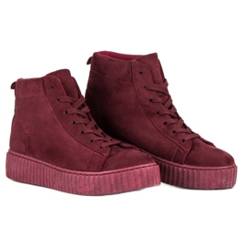 Wilady Tênis no tornozelo vermelho 2