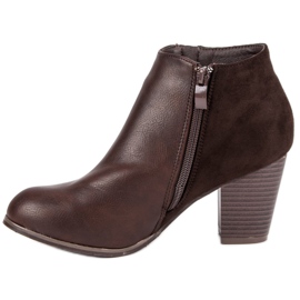 Mannika Botas marrons outono castanho 1