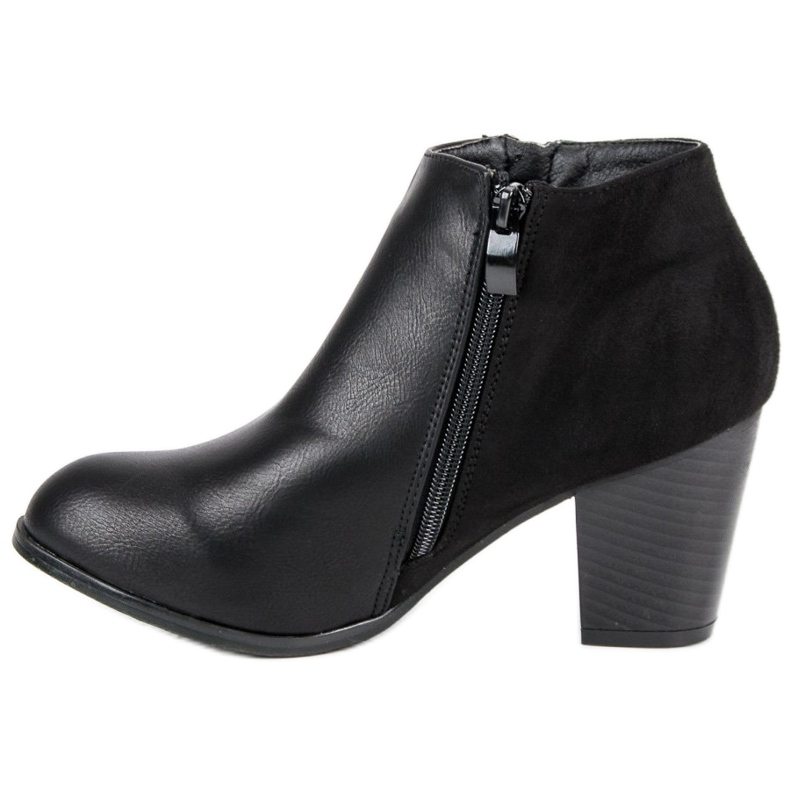 Mannika Botas pretas de outono preto 1