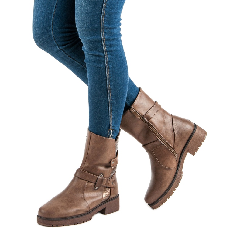 Trabalhadores de botas quentes marrom 1