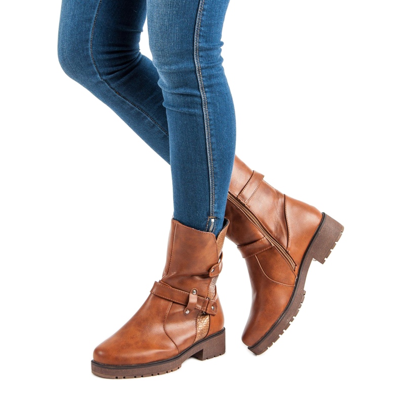 Trabalhadores de botas quentes marrom 1