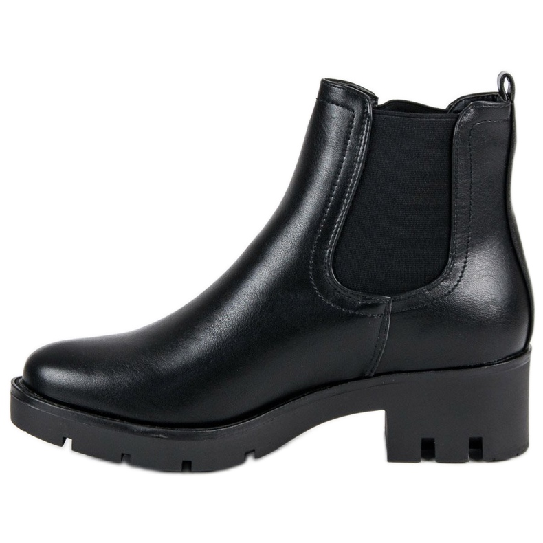 Seastar Botas Jodhpur confortáveis preto 1