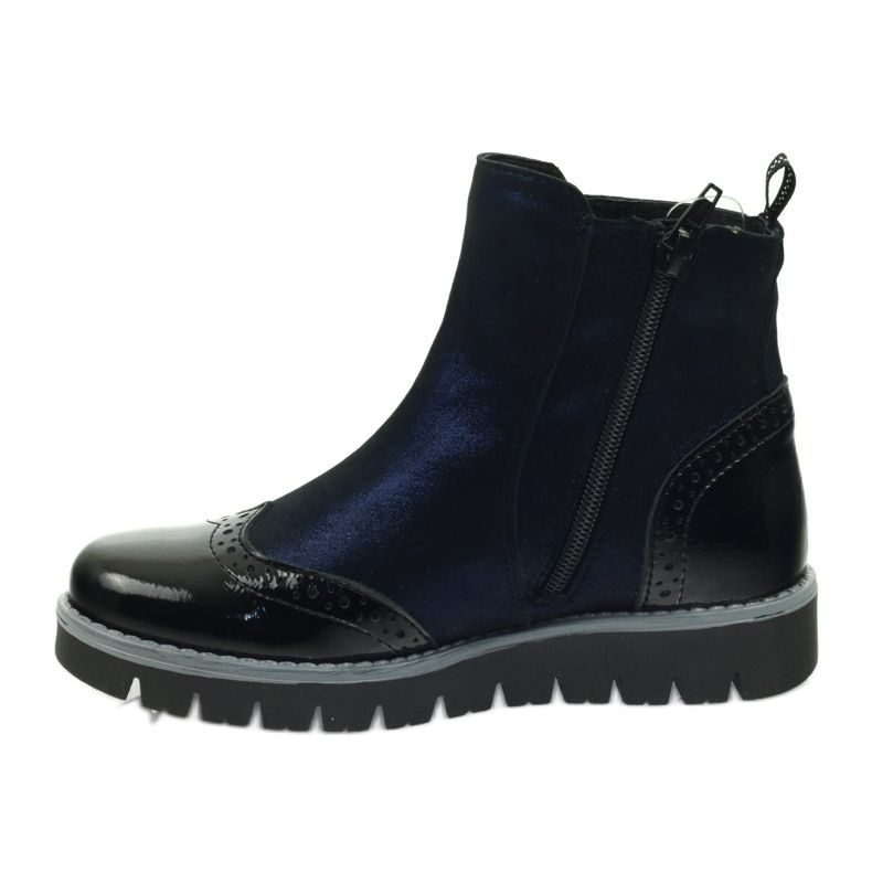 Botas isoladas Ren But 4379 azul marinho preto 2