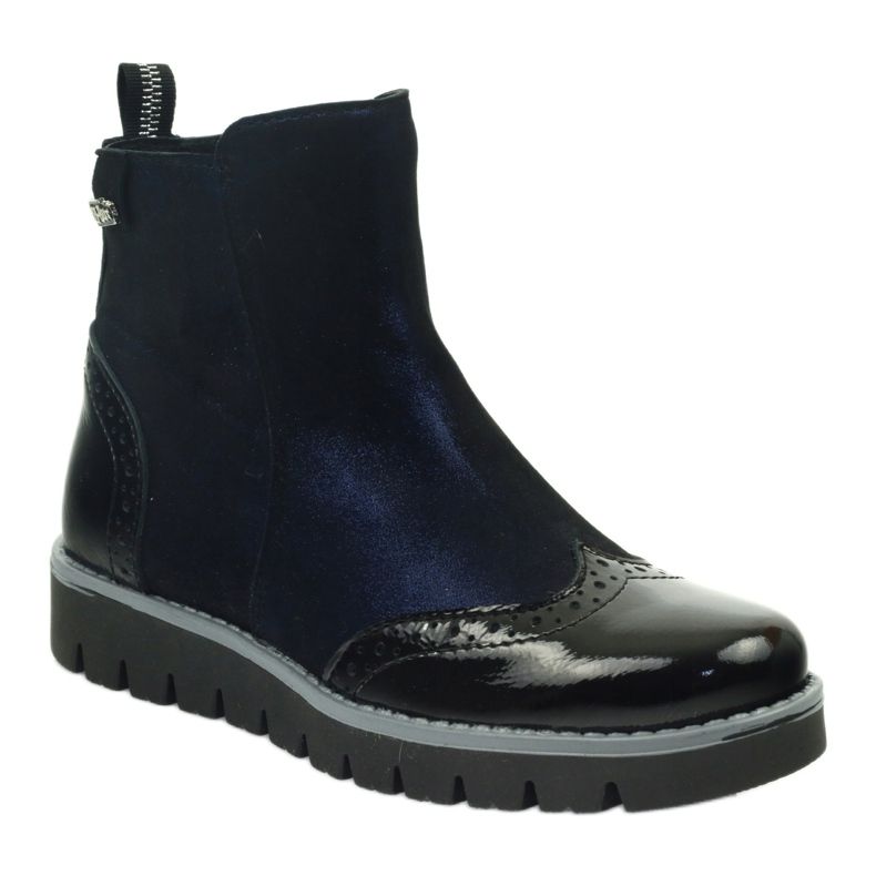 Botas isoladas Ren But 4379 azul marinho preto 1