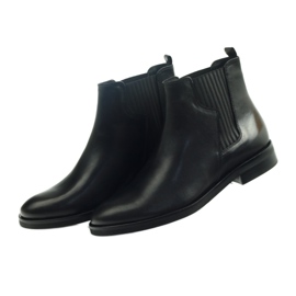Botas pretas Edeo, slip-on 3244 preto 4 Botas pretas Edeo, slip-on 3244 preto 4