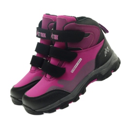 Mttrek Botas de velcro MT TREK 011 fúcsia preto tolet rosa 4