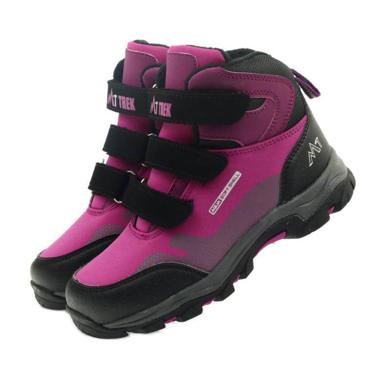 Mttrek Botas de velcro MT TREK 011 fúcsia preto tolet rosa 4