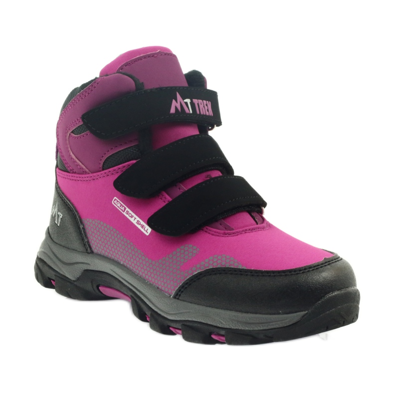 Mttrek Botas de velcro MT TREK 011 fúcsia preto roxo rosa 1