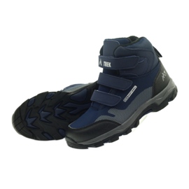 Mttrek Botas de velcro MT TREK 012 azul marinho preto 5