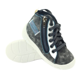 Sapatos infantis Befado, sapatilhas, chinelos 547x001 branco azul cinza 3