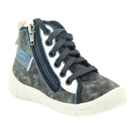 Sapatos infantis Befado, sapatilhas, chinelos 547x001 branco azul cinza 1