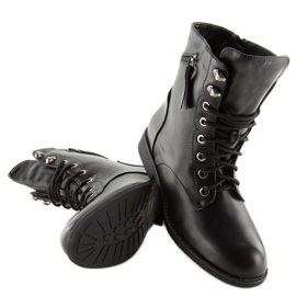 Botas de amarrar pretas workery 168-177 pretas preto 1