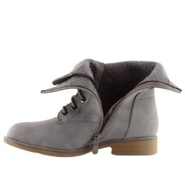 Botas de amarrar cinza workery 168-177 Gray 2 Botas de amarrar cinza workery 168-177 Gray 2