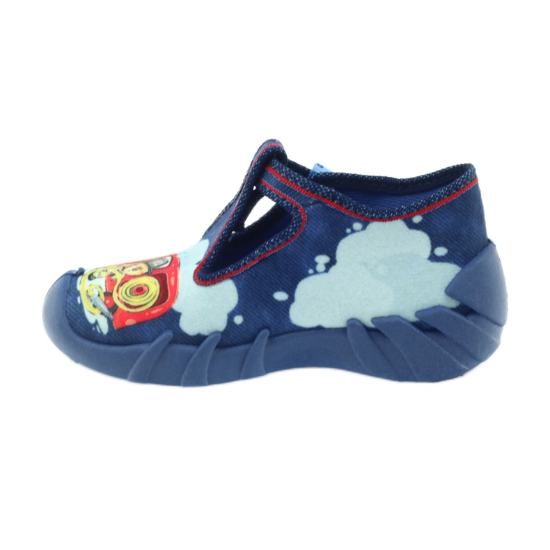 Sapatos infantis Befado 110p323 chinelos azul multicolorido 2