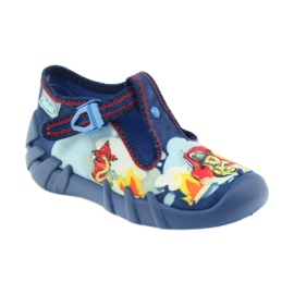 Sapatos infantis Befado 110p323 chinelos azul multicolorido 1