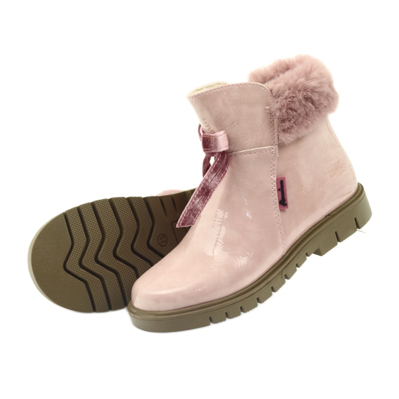 American Club Botas americanas botinhas botas de inverno 18015 rosa 3