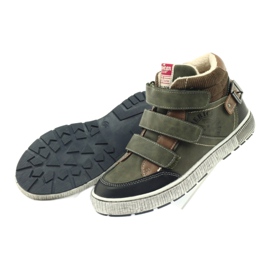 Calçados esportivos de inverno verdes American Club 17779 preto marrom 3