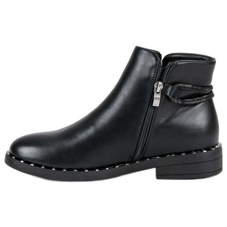 Filippo Botas rasas femininas preto 1