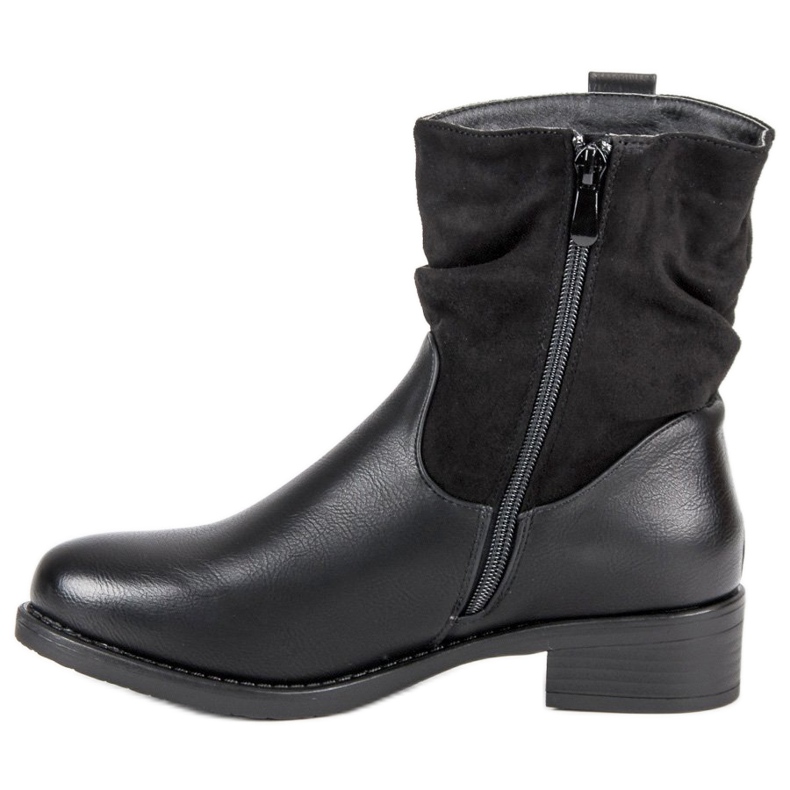 Botas pretas trabalhadoras preto 1