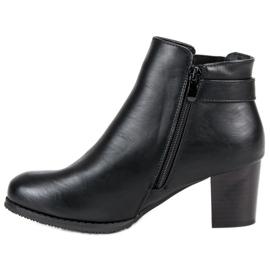 J. Star Botas femininas elegantes preto 1