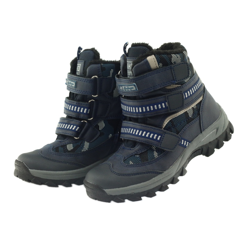 American Club Botas americanas botas botas de inverno 87433 azul marinho branco preto azul-marinho 3