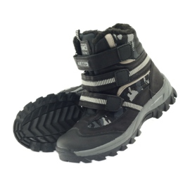 American Club Botas americanas botas botas de inverno 87433 pretas branco preto cinza 4