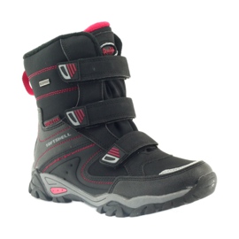 American Club Botas americanas botas de inverno com membrana de 1809 preto vermelho 1