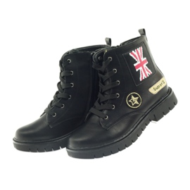 American Club Super botas de inverno Workers americanas preto amarelo vermelho 4