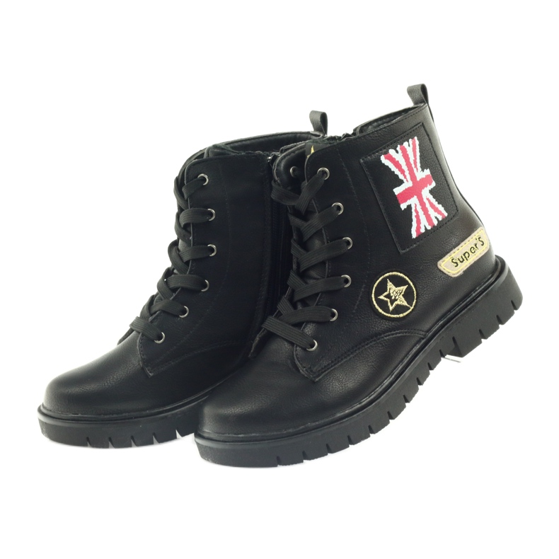 American Club Super botas de inverno Workers americanas preto amarelo vermelho 4