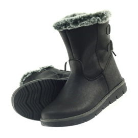 American Club Botas de cano altas americanas de inverno com estanho preto 5