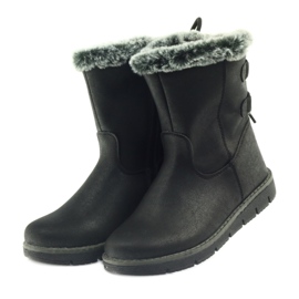 American Club Botas de cano altas americanas de inverno com estanho preto 4