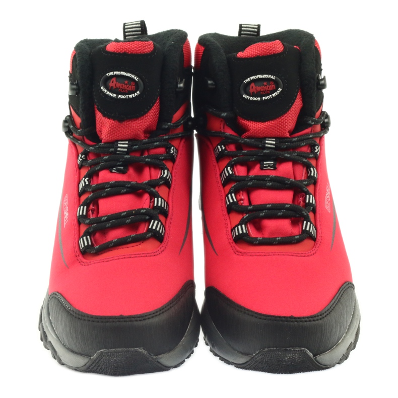 American Club Caminhada softshell com membrana preto vermelho 3 American Club Caminhada softshell com membrana preto vermelho 3