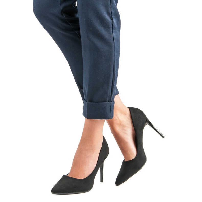 Saltos de camurça preto 2