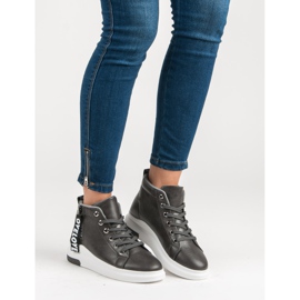 Tênis de atadura quente cinza 1