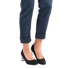 Bombas elegantes preto 1