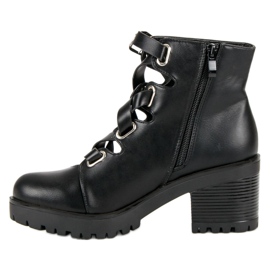 Botas elegantes para o outono preto 1