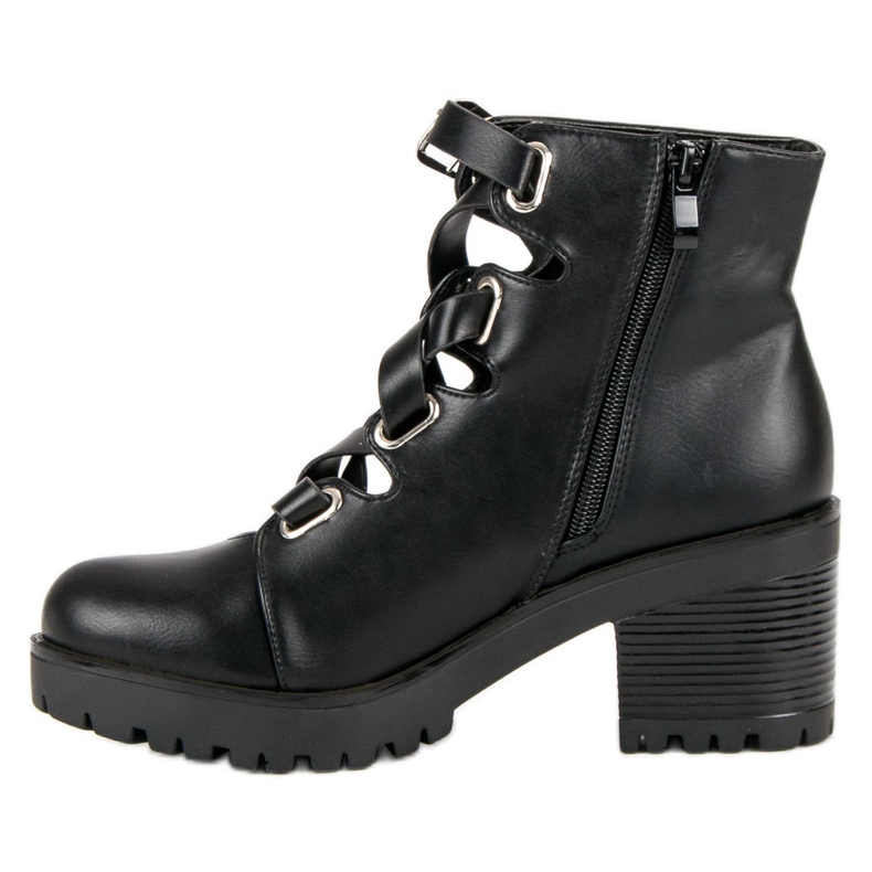 Botas elegantes para o outono preto 1