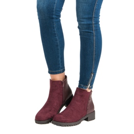 Lovery Botas casuais vermelho 1