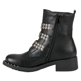 Sixth Sense Botas de motoqueiro pretas preto 2