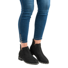 Botas baixas com zíper VICES preto 2