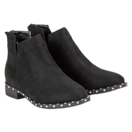 Botas baixas com zíper VICES preto 1 Botas baixas com zíper VICES preto 1
