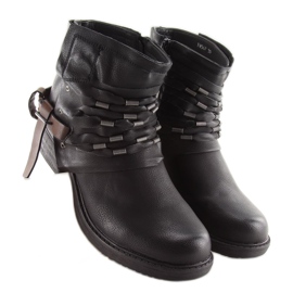 Botas de trabalho pretas para mulheres FM567 pretas preto 1