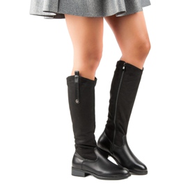 Botas pretas clássicas preto 1